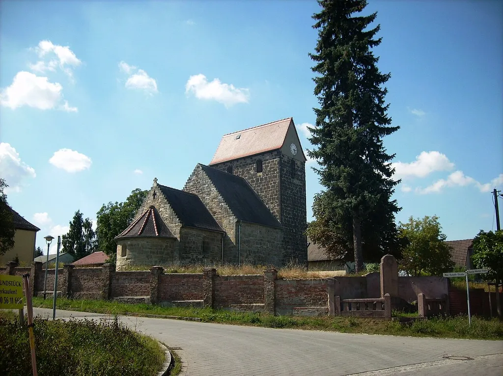 Church of the village of Jaucha (Hohenmölsen, district of Burgenlandkreis, Saxony-Anhalt)