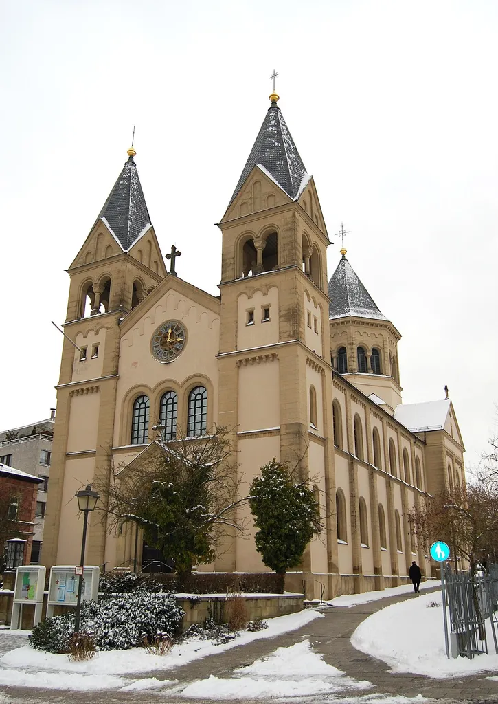 Protestantische Erlöserkirche in Bad Kissingen, Vorderansicht