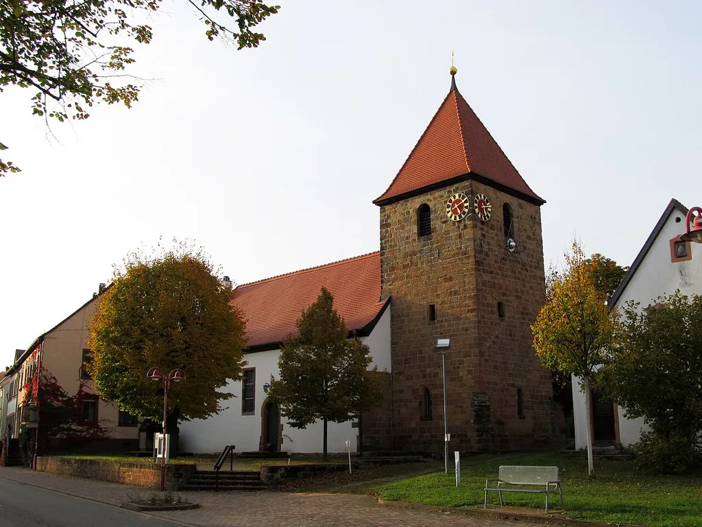 Die protestantische Elisabethkirche in Limbach, Gemeinde Kirkel, Saarland