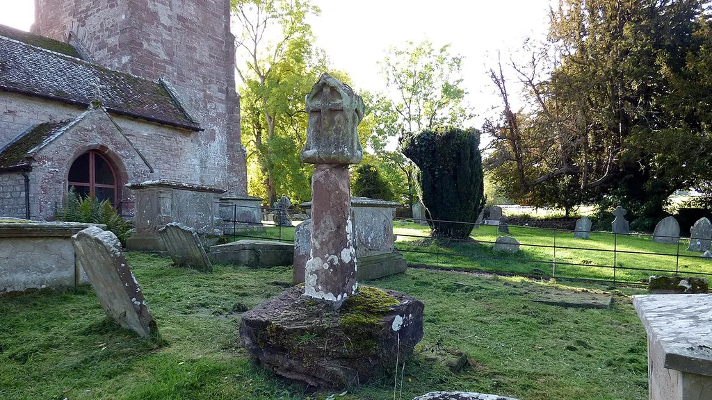 Churchyard Cross at Church of St Dubricius