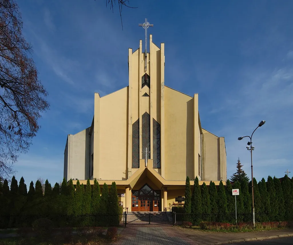 fasada kościoła św. Barbary w Katowicach