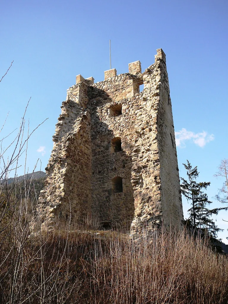 Ruins of Salern Castle in South Tyrol.