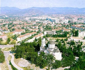 Saint Basil of Ostrog Orthodox cathedral in Nikšić