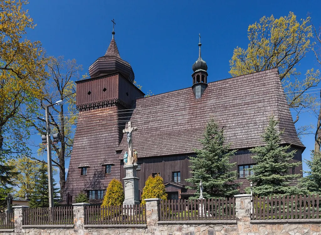 All Saints church. Łaziska, Silesian Voivodeship, Poland.