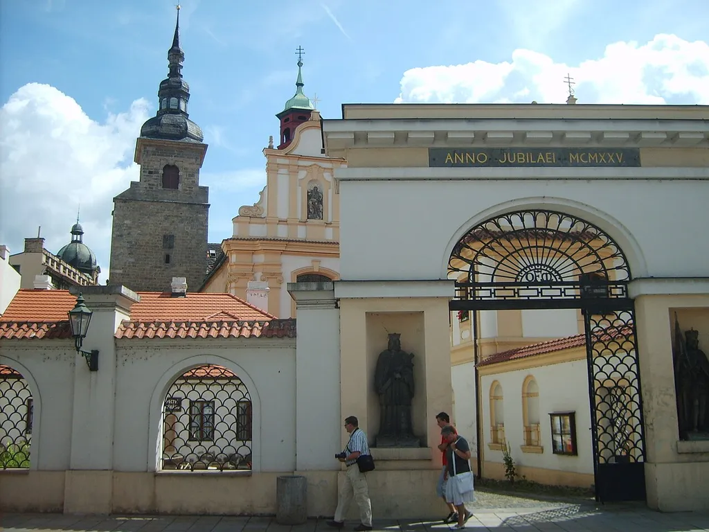 Franteszian monastery on Františkánská street in Pilsen.
