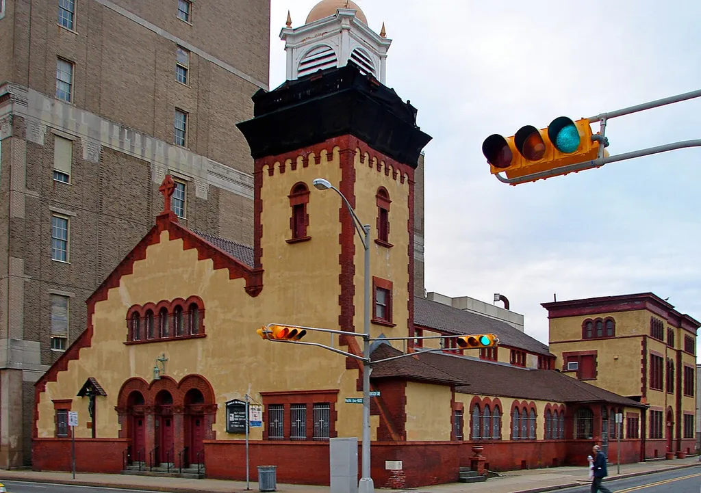 Church of the Ascension Episcopal church on the NRHP since July 24, 1986. At 1601 Pacific Ave., Atlantic City, a block or so west of the boardwalk and a couple blocks south of Trump's Taj Mahal Casino.