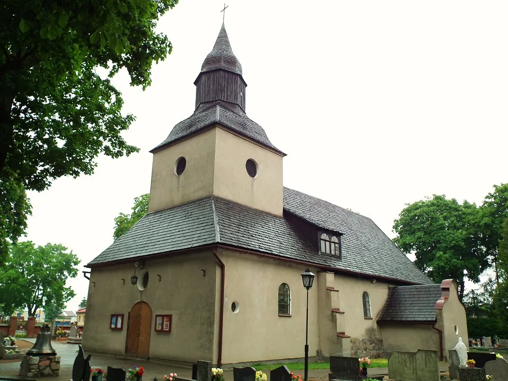 Kościół Podw. Krzyża Świętego w Ogorzelinach.