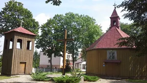 Holy Assumption wooden church in Koryciny