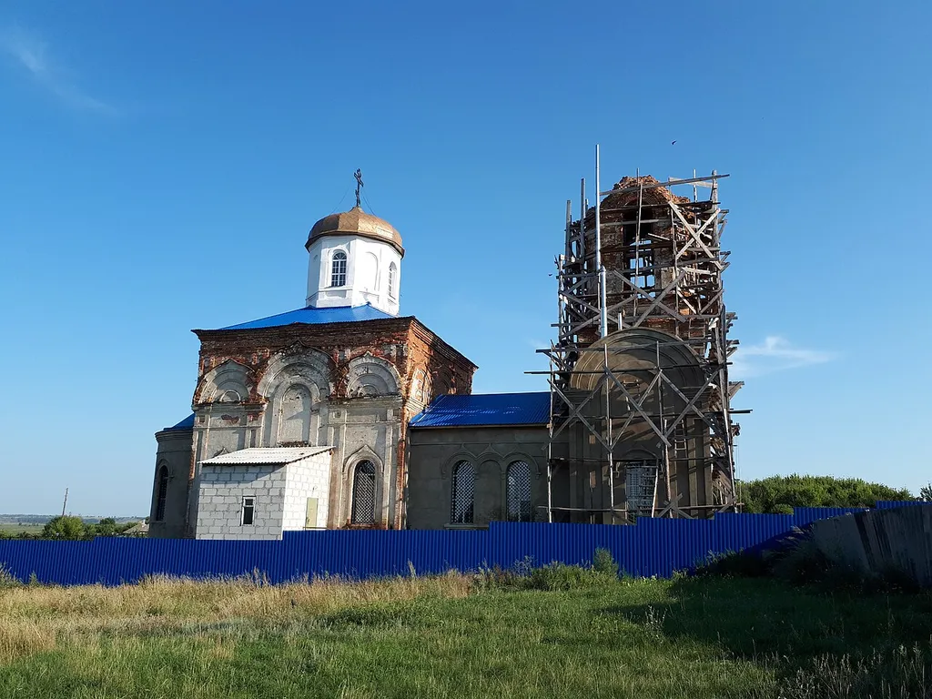 Church of the Assumption: Rusanovo. Novokhopyorsky District, Voronezh Region.