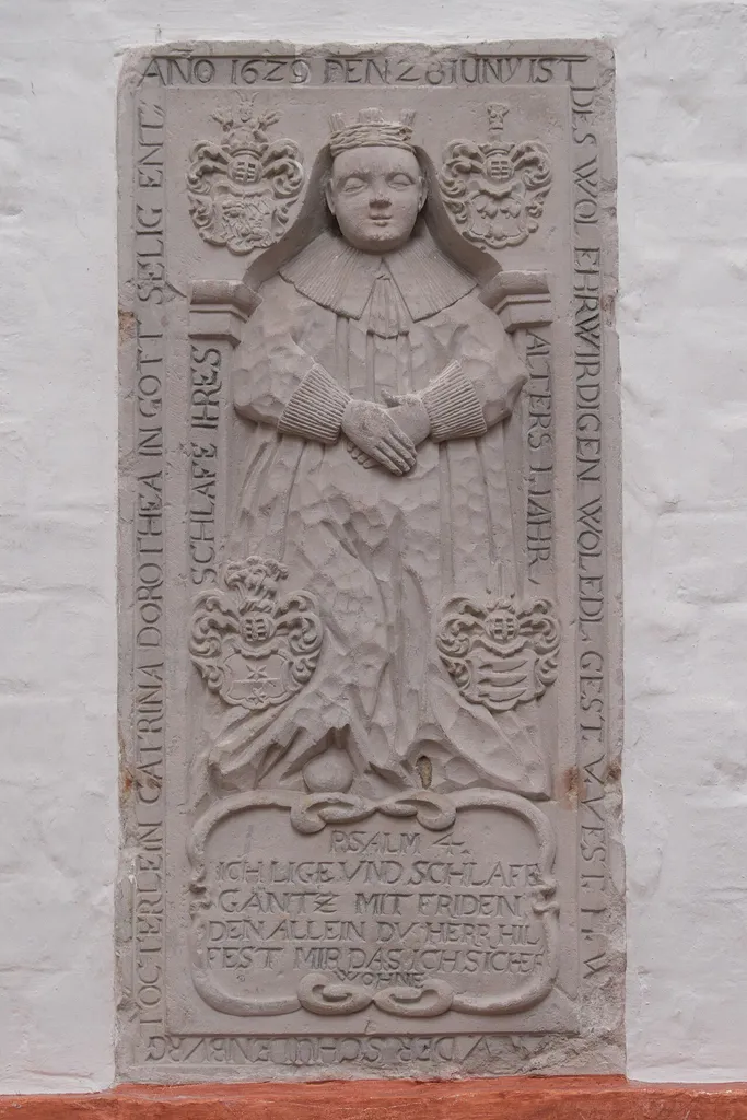 Grabplatte Katharina Dorothea von der Schulenburg