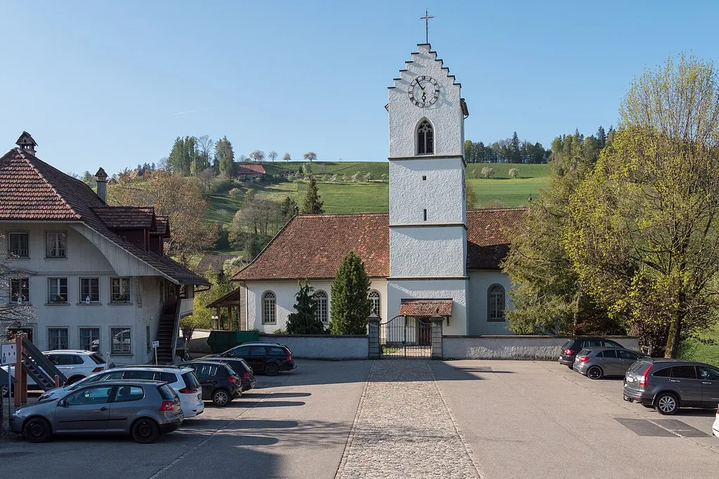 Reformed church of Duerrenroth, Emmental, Switzerland