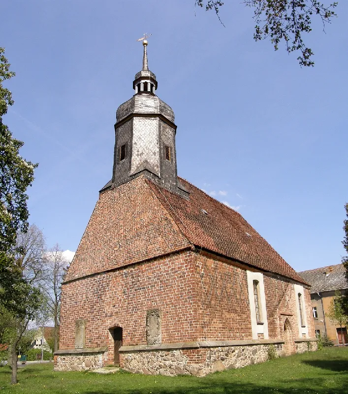 die Kirche aus dem 15. Jahrhundert in Lassow