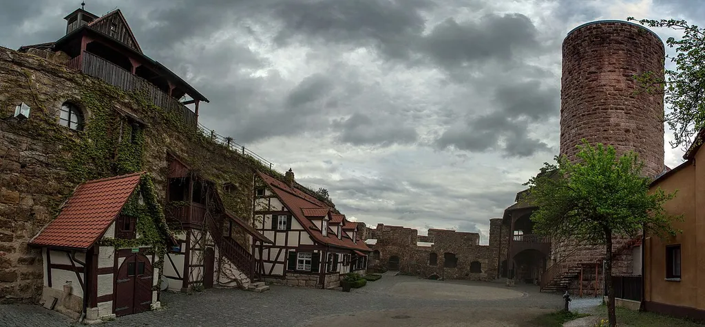 Burgthann, Innenhof, Panorama