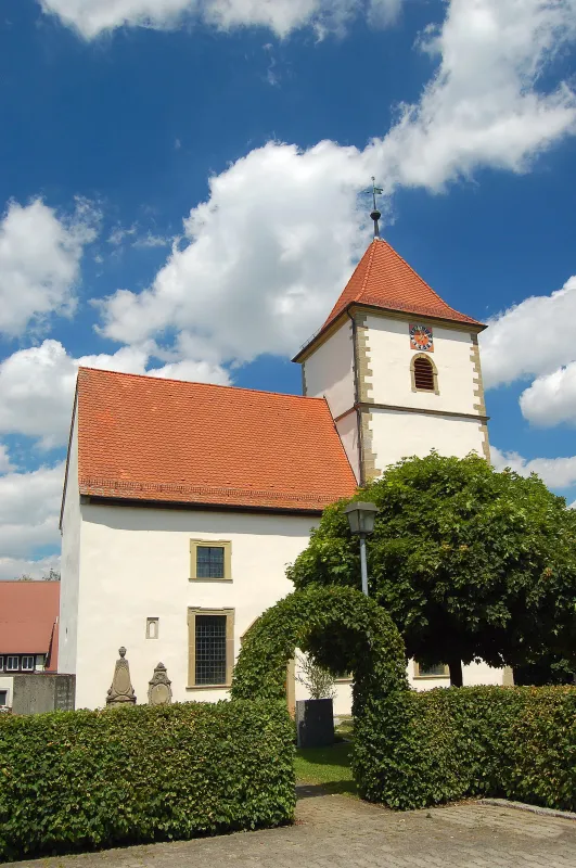 Die Jakobuskirche in Schainbach, Gemeinde Wallhausen, Landkreis Schwäbisch Hall