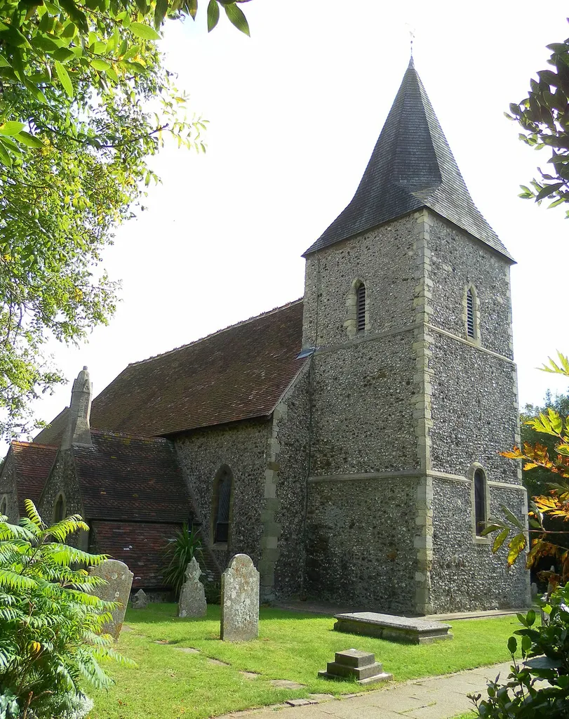 St Peter's Church, Belgrave Road, East Blatchington, Lewes District, East Sussex, England. The Anglican parish church of East Blatchington, now a suburb of Seaford. Listed at Grade II* by English Heritage (NHLE Code 1044020)