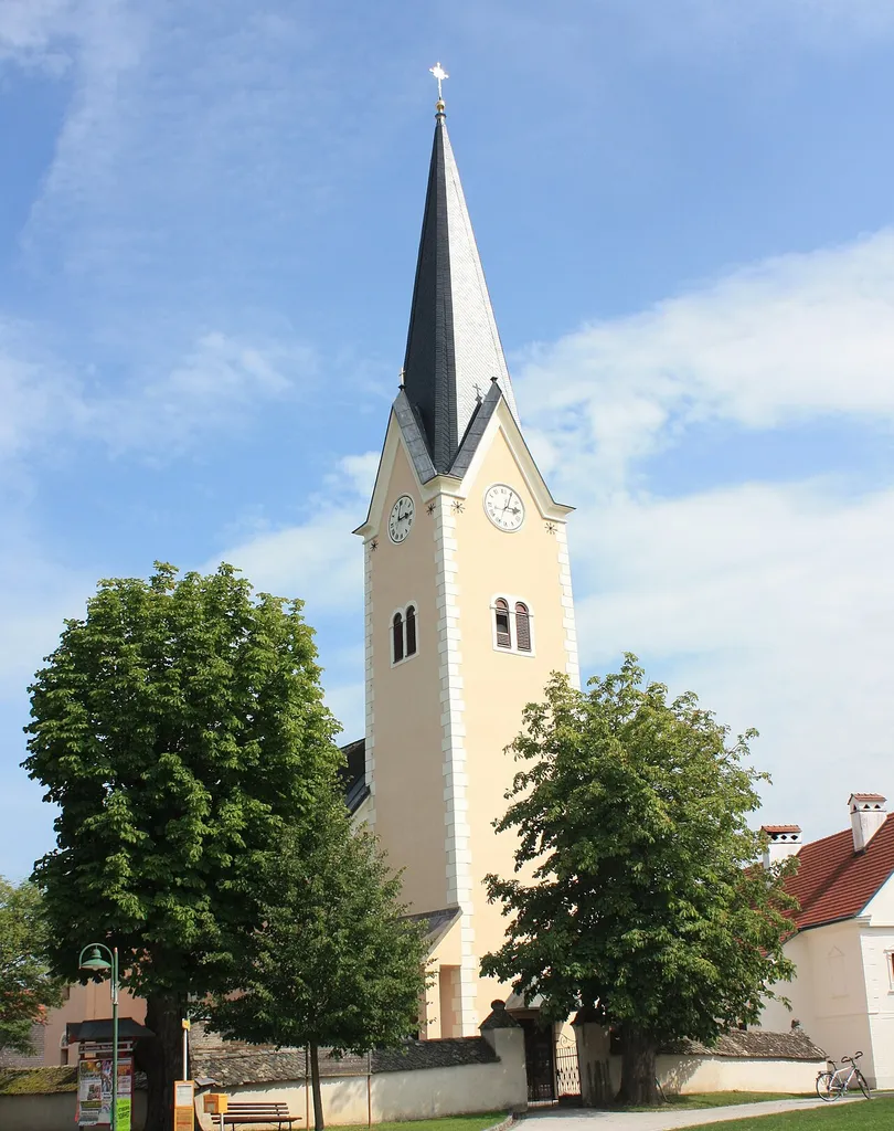 Parish church Saint Stephanus Locality: Schwabegg (Žvabek) Community:Neuhaus