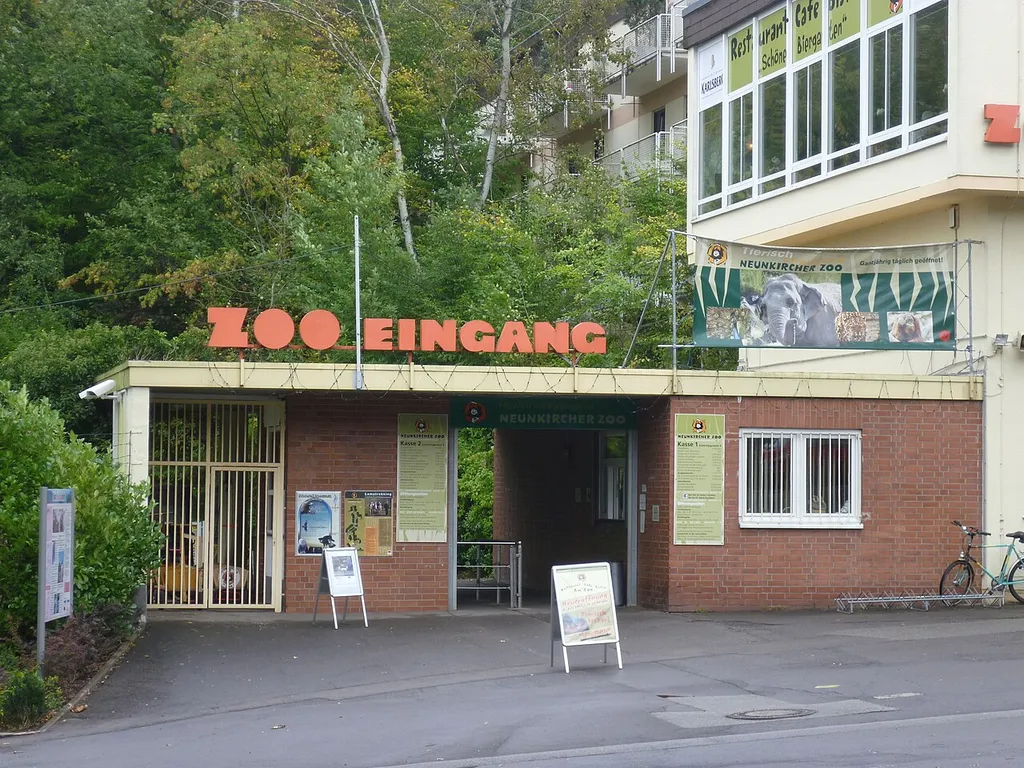 Entrance to the Neunkircher Zoo