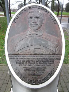 2nd Lt J Harrison VC Memorial Plaque, KC Stadium