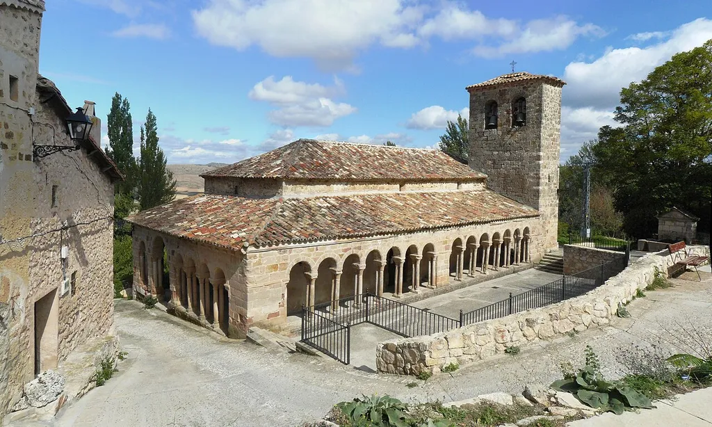 Romanesque church of San Salvador, Carabias, Guadalajara (Spain).