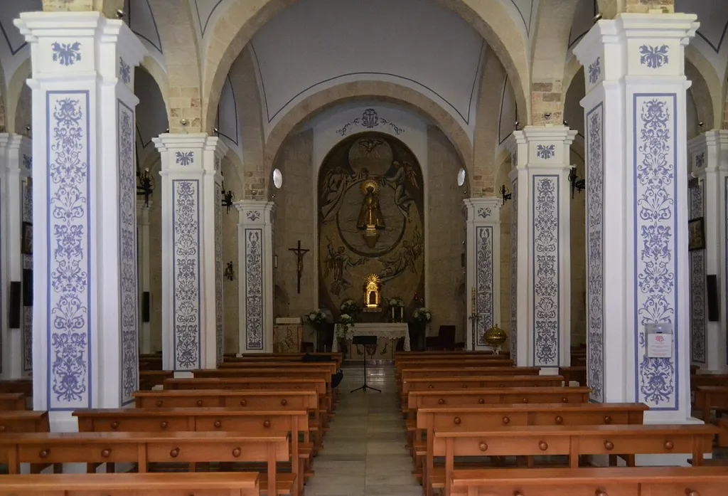 Església de la mare de Déu dels Desemparats de Moraira, interior.