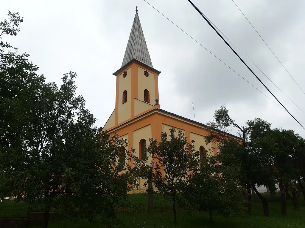 Prusinovice, Kroměříž District, Czech Republic. Evangelical church.