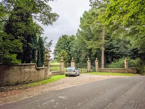 Gates, Piers And Railings Adjoining Church Lodge