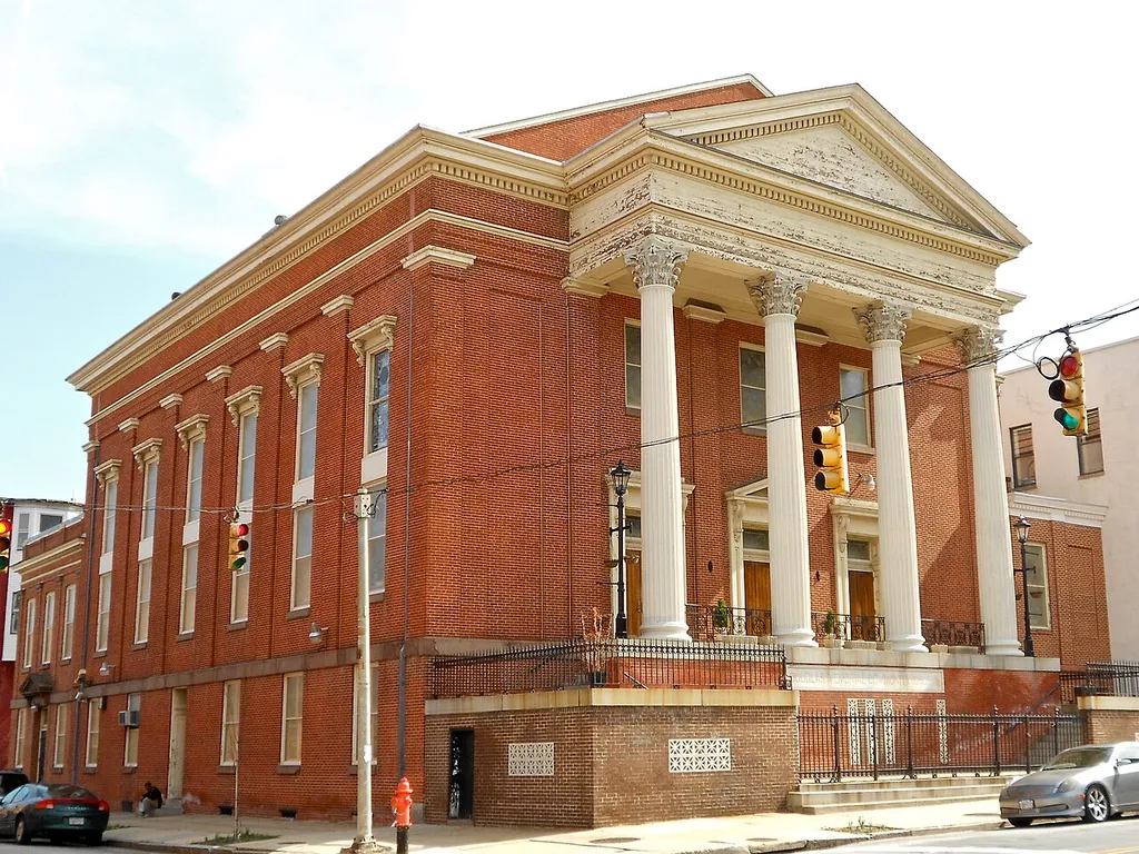 Madison Avenue Methodist Episcopal Church on the NRHP since September 4, 1992. At 1327 Madison Ave. in central Baltimore, Maryland.