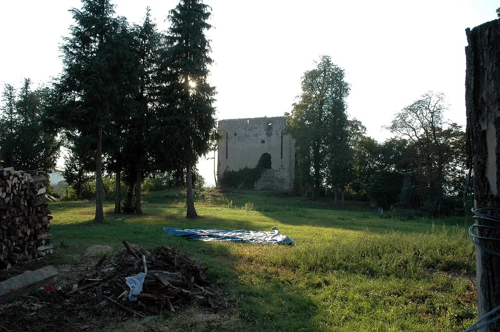 Kleinkastell und Hausberg Bertholdstein<Hollenburg_Hausberg_Bertholdstein mit Ruine Bertholdstein>