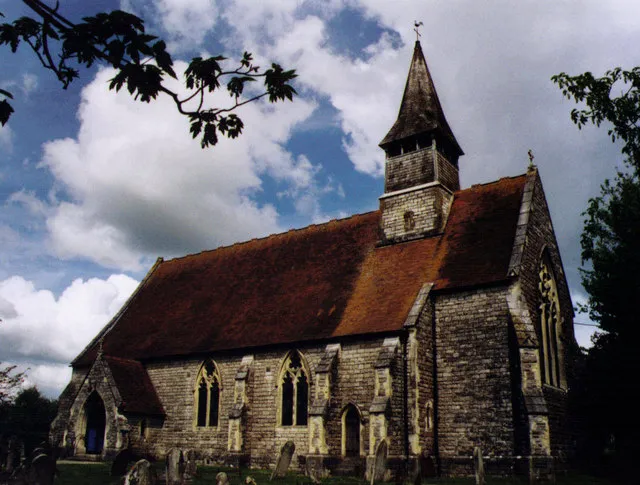 St Matthew, Netley Marsh Grade 2 listed building erected in 1855.