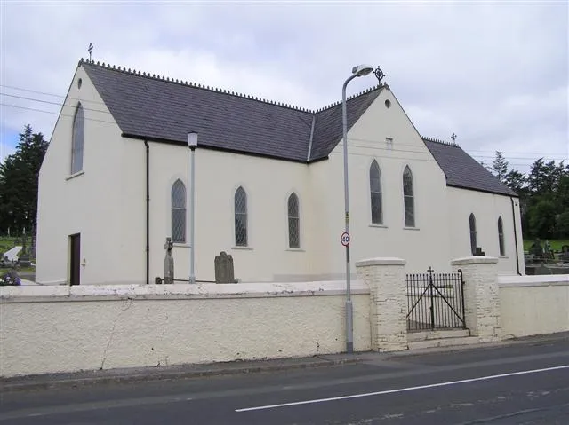 St Mary's RC Church, Rousky. It is at the centre of the Hamlet