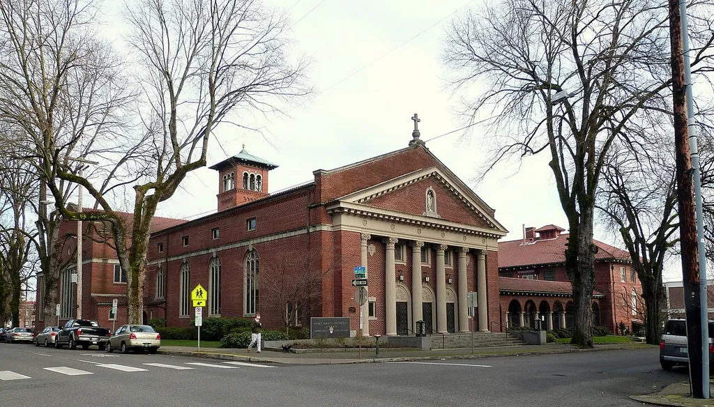 St. Mary's Cathedral of the Immaculate Conception (built 1925), located at 1715 Northwest Couch Street in Portland, Oregon, United States, is the seat of the Roman Catholic Archdiocese of Portland in Oregon. It is identified as a contributing resource in the Alphabet Historic District, listed on the US National Register of Historic Places.