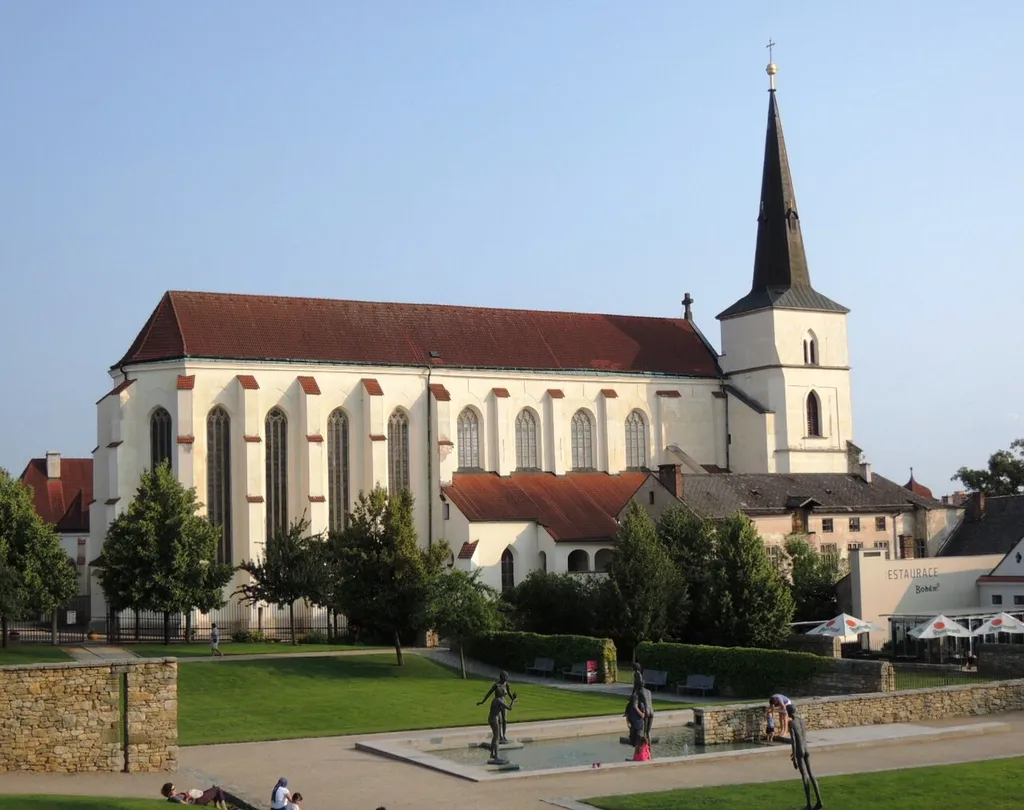 Litomyšl, Exaltation of tbe Holy Cross church from N