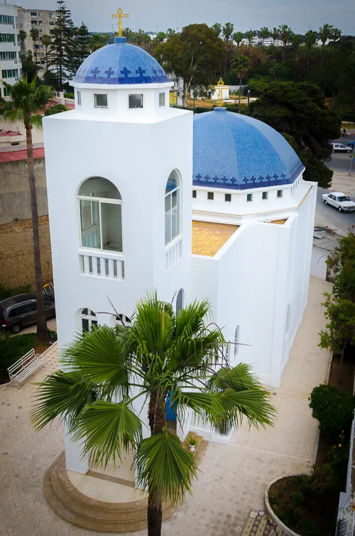 Russian Orthodox Church in Rabat (Morocco).