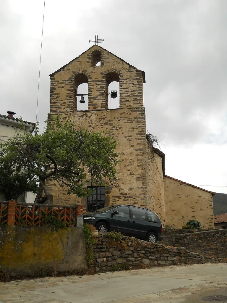 Bell gable, St. James's church, El Cardoso de la Sierra, Guadalajara, Spain