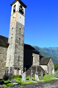 St. Bartholomew parish church with parish house and cemetery