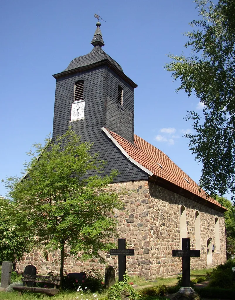 Church in Werder-Plötzin in Brandenburg, Germany
