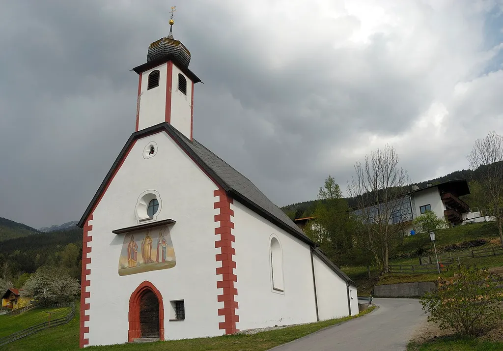 This media shows the remarkable cultural object in the Austrian state of Tyrol listed by the Tyrolean Art Cadastre with the ID 19446. (on tirisMaps, pdf, Fotoarchiv Tiroler Kunstkataster, more images on Commons, Wikidata)