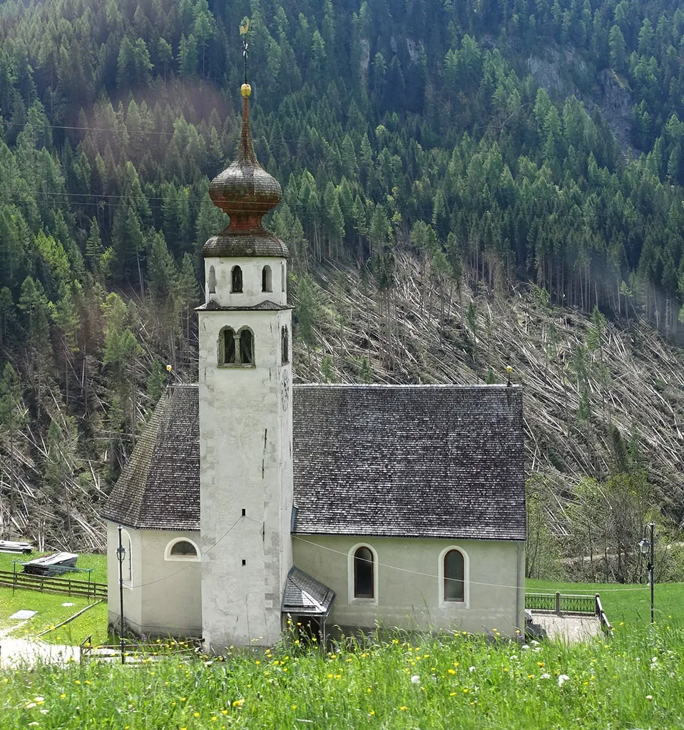 A church in Andraz, Italy.