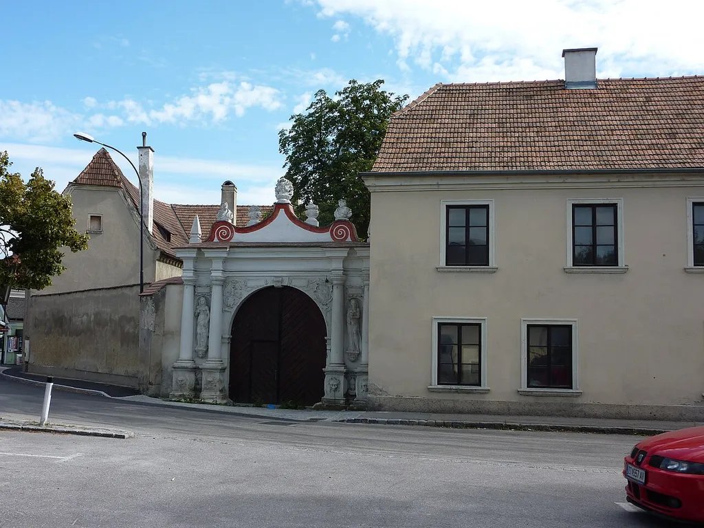 Janaburg, Südtirolerplatz 5, Mautern an der Donau, Niederösterreich This media shows the protected monument with ObjektID 85383 in Austria. (Commons, de, Wikidata)