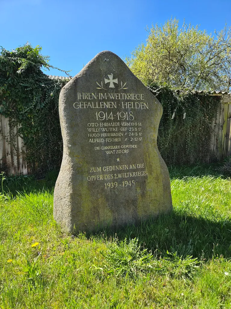 Kriegerdenkmal Watzdorf, Bad Blankenburg