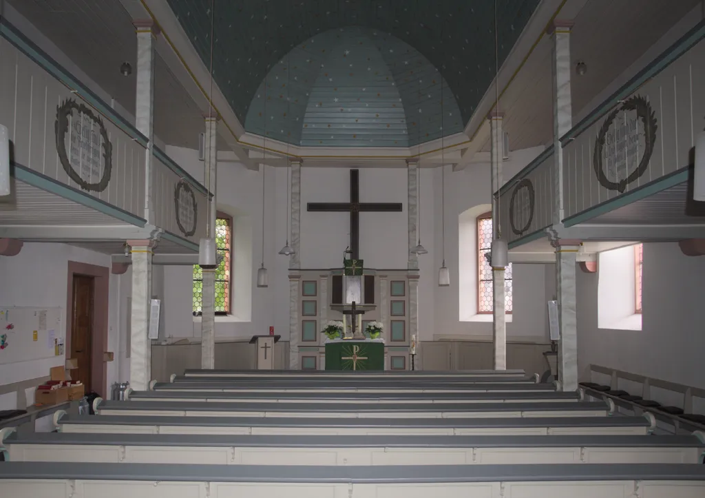 Protestant church in Herchenhain, Grebenhain, Hesse, Germany