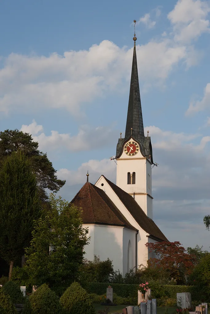 Reformierte Kirche in Aarwangen (BE). Von Johann Daniel Osterrieth (* 9. Oktober 1768 in Straßburg, Elsass; † 25. Juli 1839 in Bern) war ein Architekt des Klassizismus. Er war Berner Stadtbaumeister.