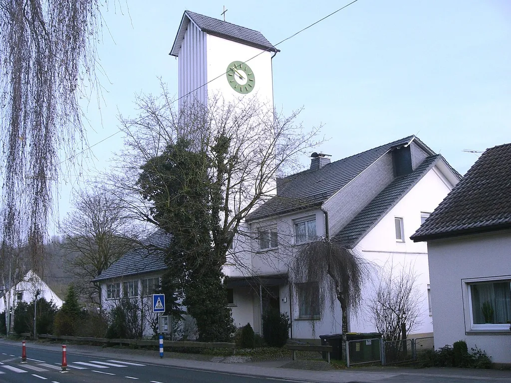 Im Jahr 1965 errichtete evangelische Kirche in Grevenbrück