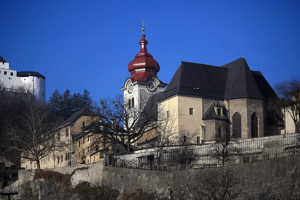 Nonnberg Abbey and church, Salzburg, Austria.