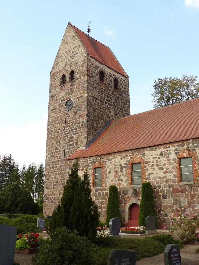 Village church in Bellingen, municipality of Tangerhütte