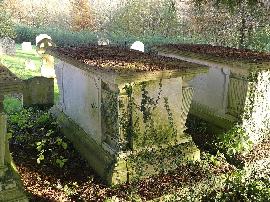 One of numerous listed table tombs in the churchyard of St Mary's Church, Monxton. Listed as "Table tomb 12 metres south of St Mary's Church". .mw-parser-output .messagebox{margin:4px 0;width:auto;border-collapse:collapse;border:2px solid var(--border-color-progressive,#6485d1);background-color:var(--background-color-neutral-subtle,#fbfcff);color:var(--color-base,#202122);box-sizing:border-box;border-inline-start-width:8px}.mw-parser-output .messagebox.mbox-small{font-size:88%;line-height:1.25em}.mw-parser-output .mbox-warning,.mw-parser-output .mbox-speedy{border:2px solid var(--border-color-error,#b22222);background:var(--background-color-error-subtle,#ffdbdb);border-inline-start-width:8px}.mw-parser-output .mbox-serious,.mw-parser-output .mbox-delete,.mw-parser-output .mbox-stop{border:2px solid var(--border-color-error,#b22222);border-inline-start-width:8px}.mw-parser-output .mbox-issue,.mw-parser-output .mbox-content{border:2px solid #f28500;background:var(--background-color-warning-subtle,#ffe);border-inline-start-width:8px}.mw-parser-output .mbox-query,.mw-parser-output .mbox-style{border:2px solid #f4c430;background:var(--background-color-warning-subtle,#ffe);border-inline-start-width:8px}.mw-parser-output .mbox-shit{border:2px solid #960;border-inline-start-width:8px}.mw-parser-output .mbox-license{border:2px solid #88a;border-inline-start-width:initial}.mw-parser-output .mbox-legal{border:2px solid var(--border-color-notice,#666);background:var(--background-color-base,#fff);border-inline-start-width:8px}.mw-parser-output .mbox-honor{border:2px solid #ca3;background:var(--background-color-warning-subtle,#fcf4db);border-inline-start-width:8px}.mw-parser-output .mbox-growth{border:2px solid #8d4;background:var(--background-color-success-subtle,#d5fdf4);border-inline-start-width:8px}.mw-parser-output .mbox-move{border:2px solid #93c;border-inline-start-width:8px}.mw-parser-output .mbox-protection,.mw-parser-output .mbox-message{border:2px solid var(--border-co