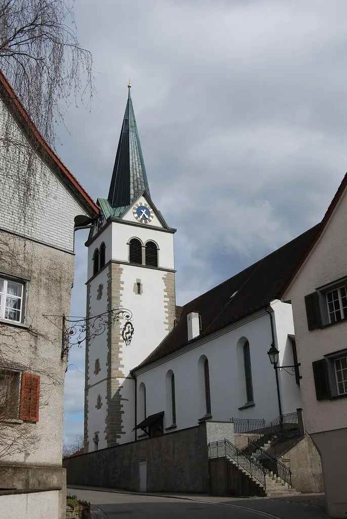 Protestant church of Sulgen, canton of Thurgovia, Switzerland