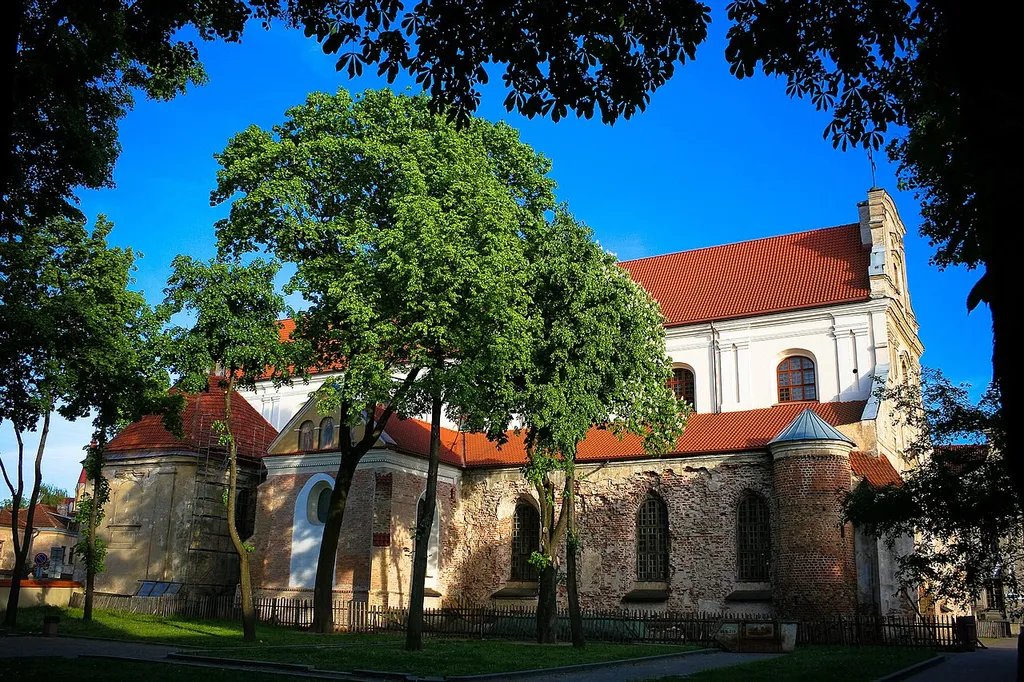 Franciscan (St. Mary's Accession) Church in Vilnius, Lithuania