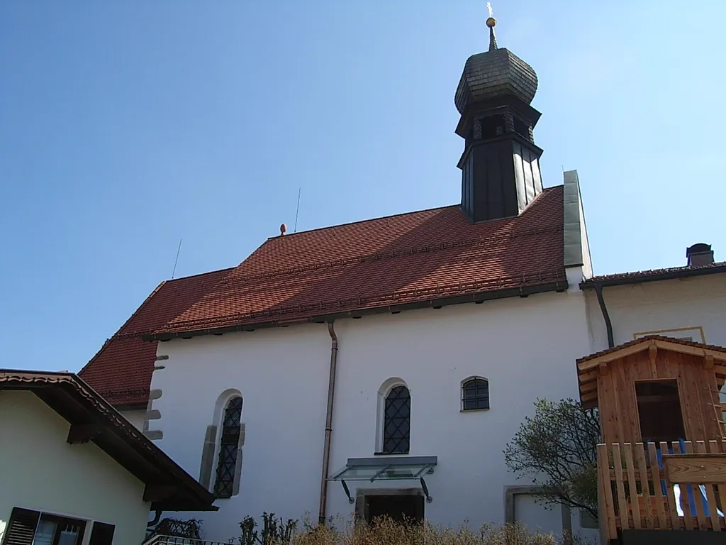 Regen, Holy Spirit Hospital Church from north-west.