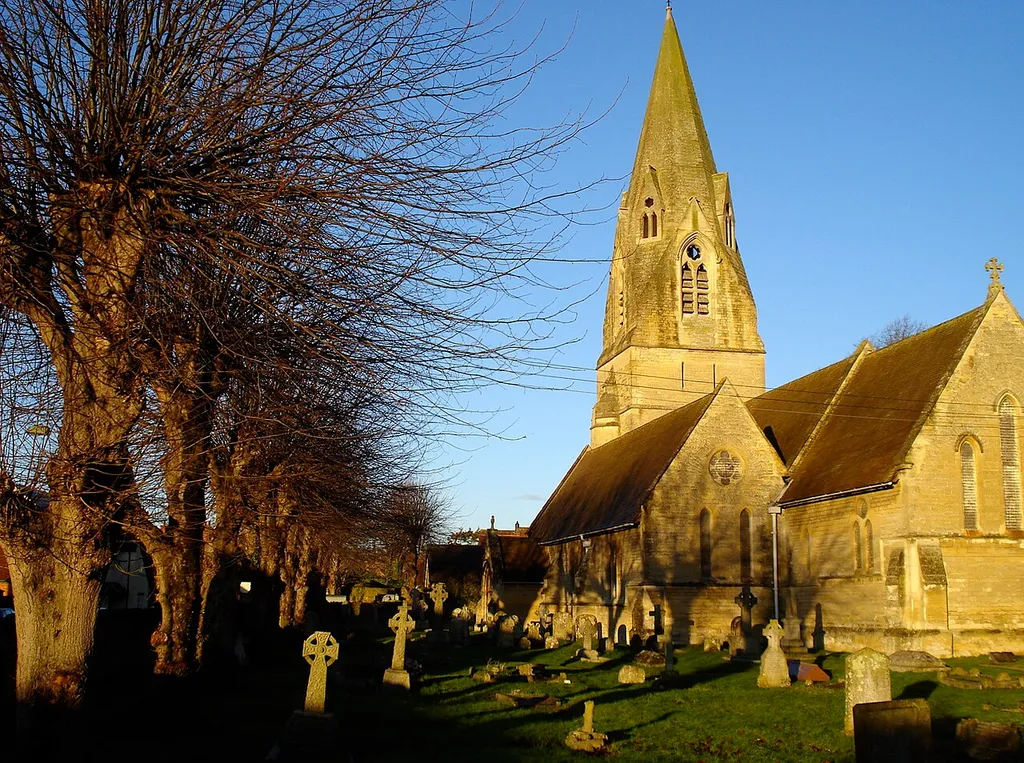 St Mary's parish church and churchyard, Wheatley, Oxfordshire, England